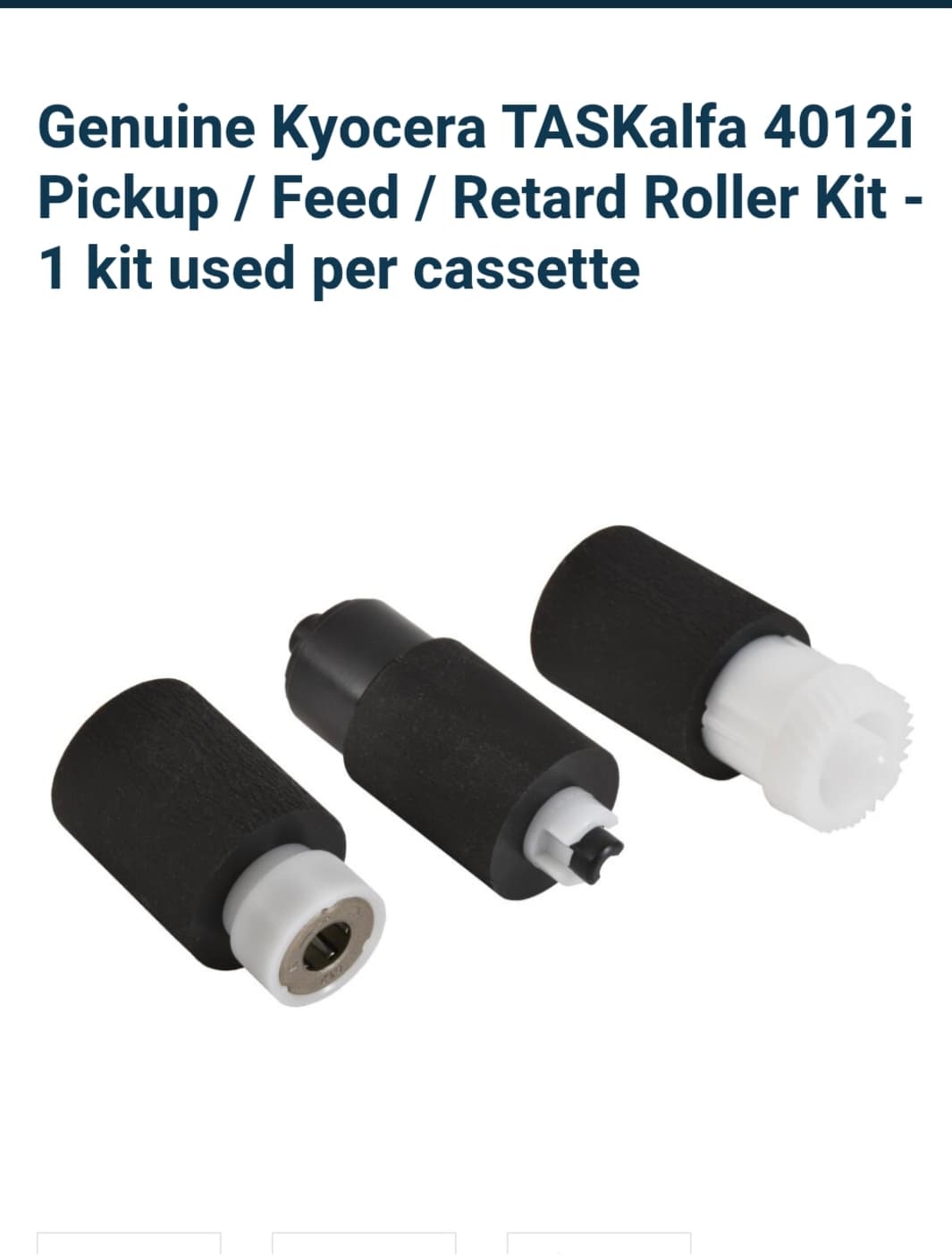 Genuine Kyocera TASKalfa 4012i Pickup Feed Retard Roller Kit